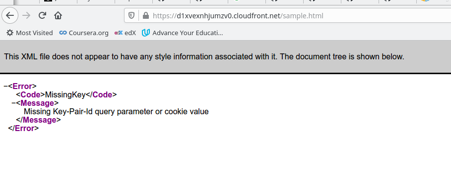 Screenshot showing that public access is disables